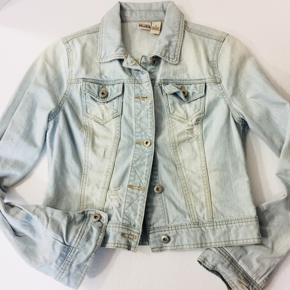 faded denim jacket womens